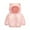 Pink, variant on Generic 2024 New Kids Coat Trendy Travel Boys/Girls Cotton Jacket Autumn/Winter Cute Cartoon Colorful Hood Zippered Party Birthday School Fashion Casual Breathable Clothing (3-4 Years,BU1)