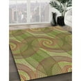 thumbnail image 3 of Ahgly Company Machine Washable Indoor Square Transitional Oak Brown Area Rugs, 3' Square, 3 of 7