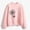 Pink, variant on Up To 50% Off Graphic Sweatshirts for Women Autumn Winter O Neck Solid Color Prints Long Sleeve Pullover Sweatshirt