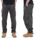 thumbnail image 4 of Pantalones de trabajo casuales de algodón holgados con múltiples bolsillos para hombre s202412243529, 4 of 5