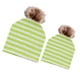 thumbnail image 3 of 2 Pack Invierno Cálido Holgaza Holgaza Holgón Beanie Gorra Gorra para Y Verde, 3 of 9