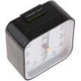 thumbnail image 4 of Small Travel Alarm Clock Analog Quartz Alarm Clock for Bedside Nightstand - Black, 4 of 6