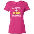 thumbnail image 3 of Inktastic Congrats My Daddy Graduated with cap Women's T-Shirt, 3 of 5