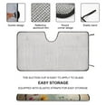 thumbnail image 5 of Wildflower Car Windshield Sun Shade Universal Fit Car Front Window for Trucks SUV Van Sunshade Visor Auto Vehicle Shield Reflector Blocking Screen Cover 51"x28", 5 of 7