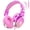 Pink, variant on Owliwise Kids Headphones for School, Foldable Over-Ear Wired Headphones, Safe 85/94dB Volume Limiter, HD Microphone, Stereo Sound, 3.5mm Jack for Phone, Tablet and Computer, Pink