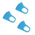 thumbnail image 1 of 1pc/3pcs 3D Anti-fog Sponge Dustproof Washable PM2.5 Protective Mask for Kids blue_3pcs, 1 of 5