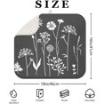 thumbnail image 4 of Dish Drying Mat, Highly Absorbent Microfiber Kitchen Counter Mat, Dish Drying Pad for Dishes, Utensils, Pots and Pans, Large 16" x 18" Black, 4 of 6