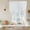 White, variant on Boho Striped Balloon Curtains for Windows, Bedroom Curtains 54 Inch Length, Blue Horizontal Stripes Modern Minimalist Tie Up Curtains Panels Thermal Insulated Bathroom Curtains Window 42"x54"