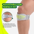thumbnail image 2 of GKTG 2 Pack Patella Knee Strap Band for Knee Pain Knee Support Patella Stabilizer Braces Tendon Ergonomic Silicone Pad, 2 of 7