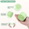 thumbnail image 2 of Uxcell 8-Rolls Crepe Paper Streamer, 656ft Crepe Streamers for Christmas Supplies [Cream Green-1.8 Inch x 82 Ft/Roll], 2 of 8