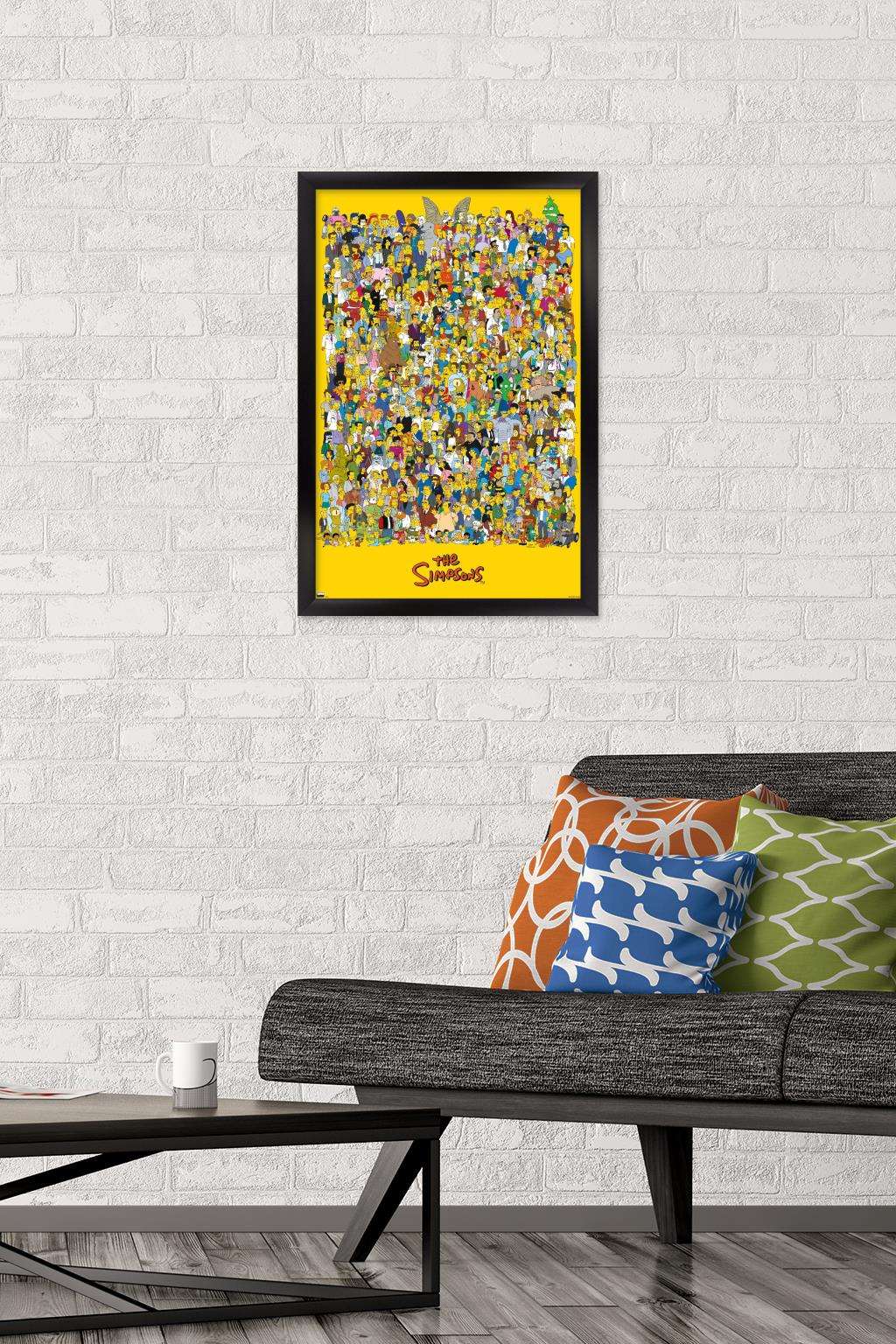 The Simpsons - Universe 21 Wall Poster, 14.725" x 22.375", Framed