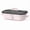 Pink, variant on MAGNIFIQUE 4 Qt Rectangle Manual Slow Cooker with Ceramic Stoneware & Glass Lid,Olive