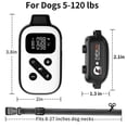 thumbnail image 2 of PaiPaitek Dog Shock Collar For 3 Dogs,Auto Bark and Training Collar Combo,3600 Ft Range Dog Training Collar with Remote,Beep,Vibration&Shock, IPX7 Waterproof Dog Bark Collar, 2 of 9