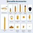 thumbnail image 4 of QinaQin 4 Ton Porta Power Kit with Oil Hose & Storage Case, Yellow, 4 of 7