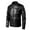 Black, variant on Kureaily Men's Vintage Motorcycle Jacket Motorbike Leather GENUINE MOTORCYCLE JACKETS FOR MEN