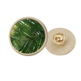 thumbnail image 1 of Sunshine Picture Nature Round Metal Golden Pin Brooch Clip, 1 of 3