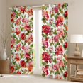 thumbnail image 2 of Manfei Vintage Flowers Black Out Curtains,Retro Rustic Floral Curtains Pack of 2 (42x63 Each),Beige Pink Green Bedroom Curtains For Men Women,Luxury Bedroom Decor, 2 of 6