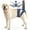 blue, variant on Dog Sling for Medium Large Dog Rear Leg, Lift Harness - Hind Leg Support for Medium and Large Dogs, Adjustable Lift Aid for Elderly, Injured, Arthritic Pets Recovering from Surgery or Mobility Issues