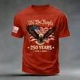 thumbnail image 4 of July 4th Shirts for Men Patriotic Girl American Flag Heart 4th July Red White Blue T-Shirt (Red,M), 4 of 5