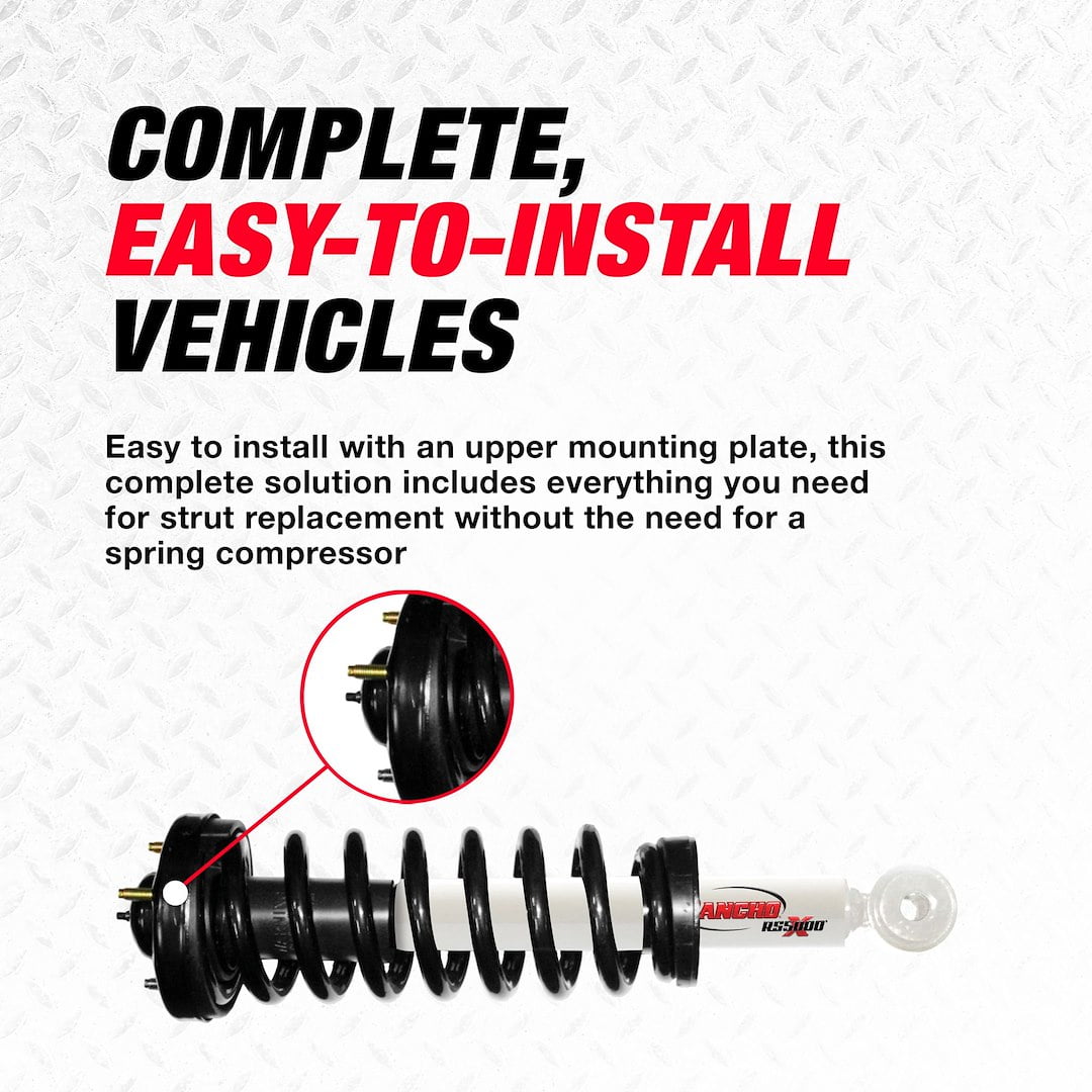 Rancho RS5000X Loaded RS551845 Strut and Coil Spring Assembly Fits select: 2019-2020 CHEVROLET SILVERADO C1500 LT, 2021-2022 CHEVROLET SILVERADO K1500 LT