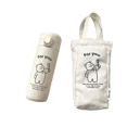 thumbnail image 2 of Taza térmica aislada de acero inoxidable 304 de Simplecutestudent, de gran capacidad, para mujer, de alto valor estético, estilo coreano, 2 of 3