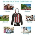 thumbnail image 5 of Easygdp USA Flag Cross Boys Hoodie Kids Sweatshirt Youth Pullover With Hood-X-Large, 5 of 6