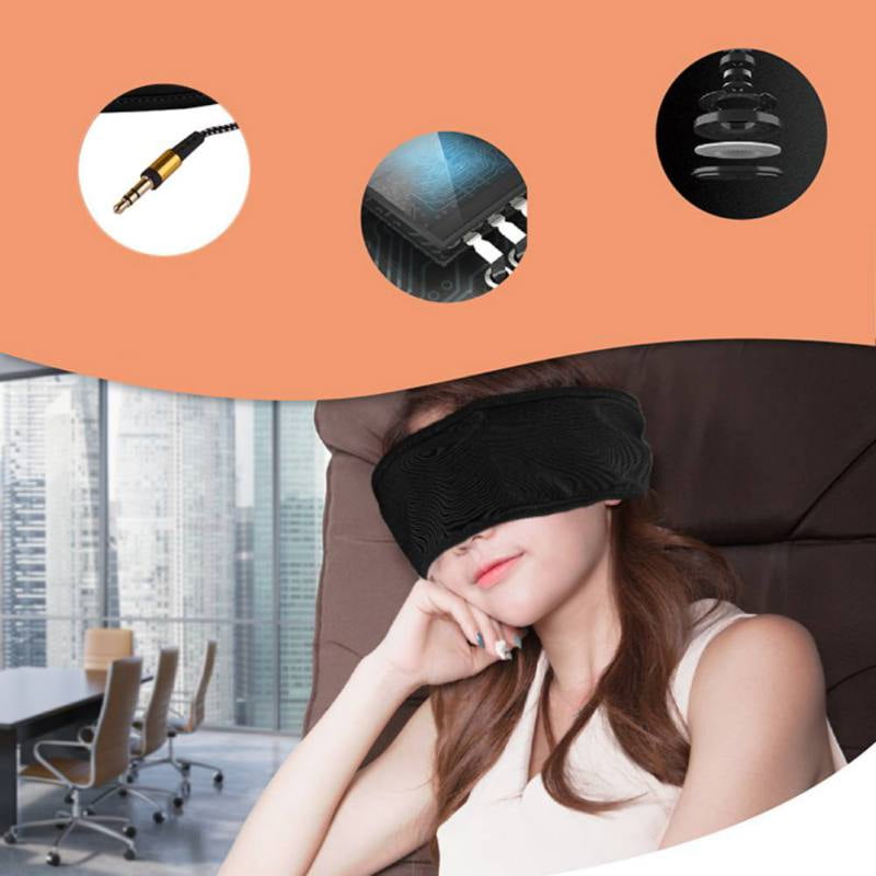 Wireless Bluetooth Sleep Eye Mask for Women and Men ，Wireless Bluetooth