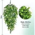 thumbnail image 2 of Waipfaru Artificial Hanging Plants,8 Pack Faux Hanging Greenery, Lush Fake Hanging Vines for Indoor Outdoor Decor, 2 of 7