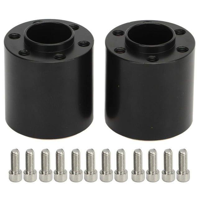 2Pcs Brass Hex Hubs for 1.9 & 2.2 RC Crawler, Widening Adapter for Axial SCX10 Capra for VS4 10 1/10 RC Crawler 22mm