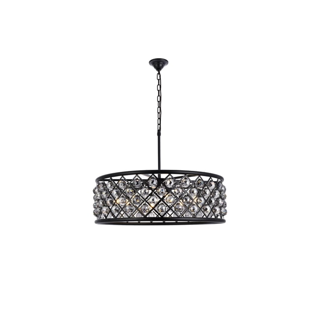 Elegant Lighting Madison 32" 8 Light Royal Crystal Pendant Lamp