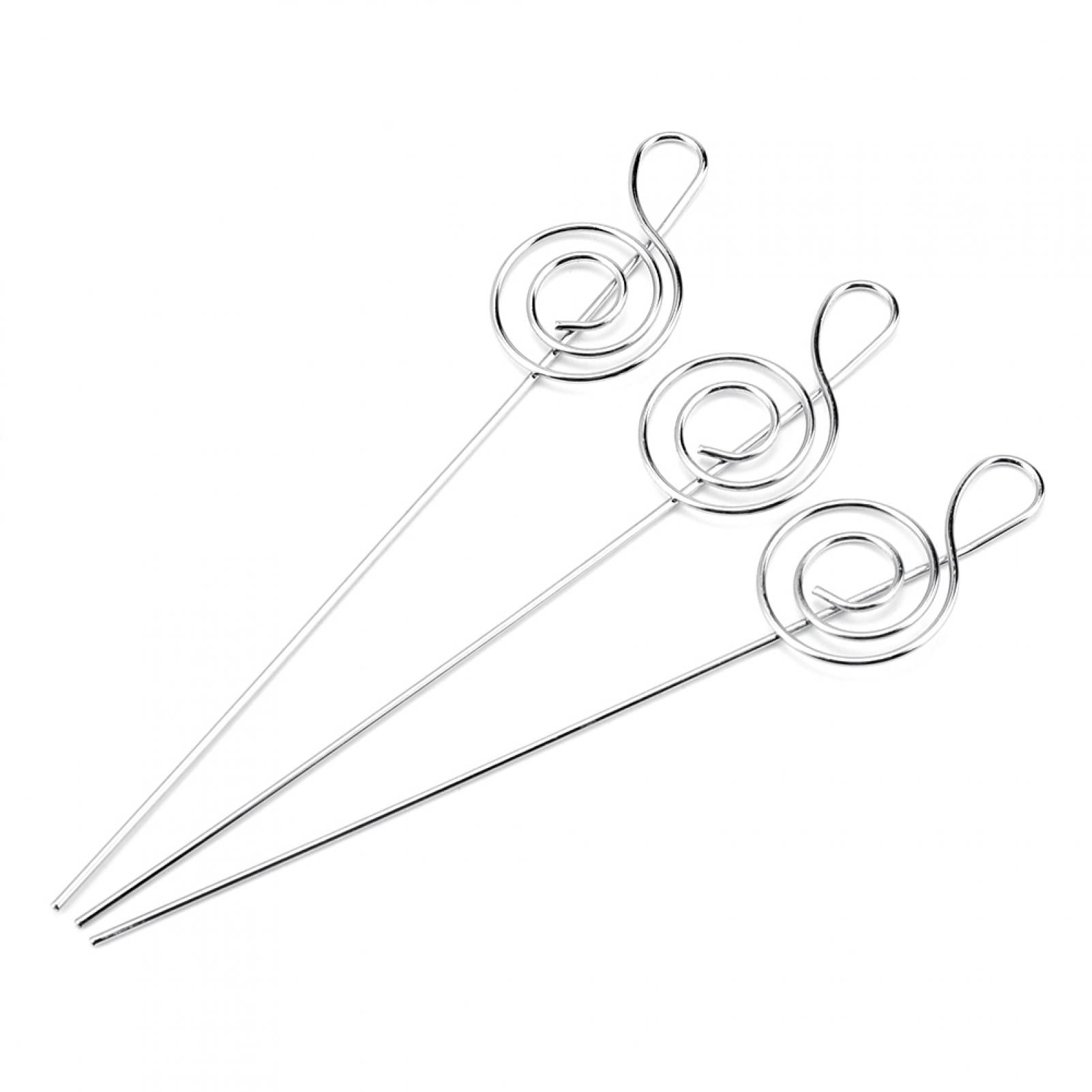 Memo Clip Memo Card Holder Paper Note Clip Holder 100Pcs DIY Note Shape Metal Wire Memo Card