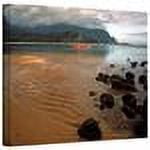 Kathy Yates "Hanalei Bay At Dawn" Canvas Art