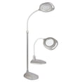 thumbnail image 2 of Lámpara LED de pie y mesa con lupa Ottlite Clearsun Silver, 2 of 8