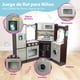 thumbnail image 3 of Kids House Master Chef: Cocina de Juguete para Niños, Modular Esquinada con Microondas, Lavabo, Cortinas Elegantes y Espacio de Almacenamiento Integrado, 3 of 5