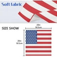 thumbnail image 7 of GZHJMY Soft Reusable Satin Table Decorative Napkins,20x20InX6 PCSAmerican Flag,Family Dinner Wedding Banquet, Cocktail Party, Kitchen,Birthday Party, 7 of 7