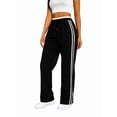 thumbnail image 2 of Women'S Track Pants Loose Straight Leg Jogging Sweatpants Warm-Up Sports Black S, 2 of 8