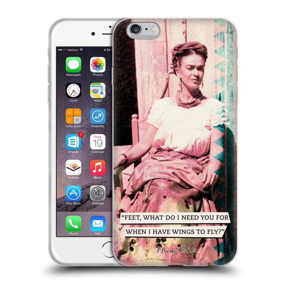 Head Case Designs Officially Licensed Frida Kahlo Portraits And Quotes Strange Soft Gel Case Compatible with Apple iPhone 6 Plus / iPhone 6s Plus