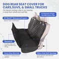 thumbnail image 3 of Funda impermeable para asiento trasero de perro 4Knines para coches, SUVs y camiones, 3 of 8
