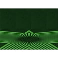 thumbnail image 1 of Ahgly Company Machine Washable Indoor Rectangle Transitional Green Area Rugs, 7' x 9', 1 of 7
