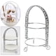 thumbnail image 4 of Soporte elegante para bandeja de servicio Perfecl 2 niveles Plata 10 pulgadas, 4 of 8