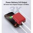 thumbnail image 3 of Cargador de pared USB C rápido y plano de 40 W Qwinjwin PD de 4 puertos, 3 of 8