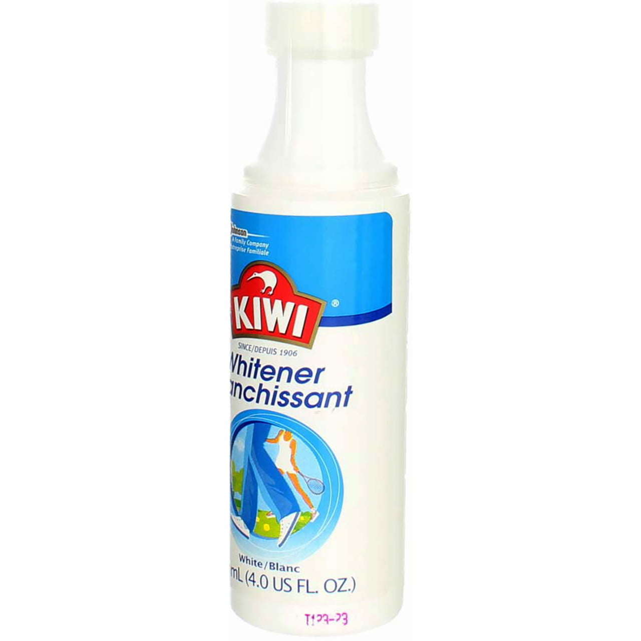 Absolutely crazy! Kiwi shoe whitener. $3.46 at Walmart, you can