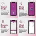 thumbnail image 5 of Women's Smart Silicone Pelvic Floor Muscle Exerciser Waterproof Bladder Control Exerciser Trainer wi, 5 of 5