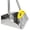 Dustpan and Broom, variant on 3 Pack Stainless Steel Dustpan Metal With Handle Heavy Duty Dust Pan Upright For Home Office Lobby