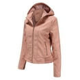 thumbnail image 4 of Vedolay Warm Winter Coats for Women Hooded Coats Warm Cardigan Jackets Loose Outwear Pink,S, 4 of 4