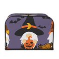 thumbnail image 2 of Goofa Halloween Gnomes Print Toaster Cover 4 Slice, Four Slice Bread Machine Cover Quilted Toaster Covers Bread Maker Cover Kitchen Appliance Cover, 2 of 7