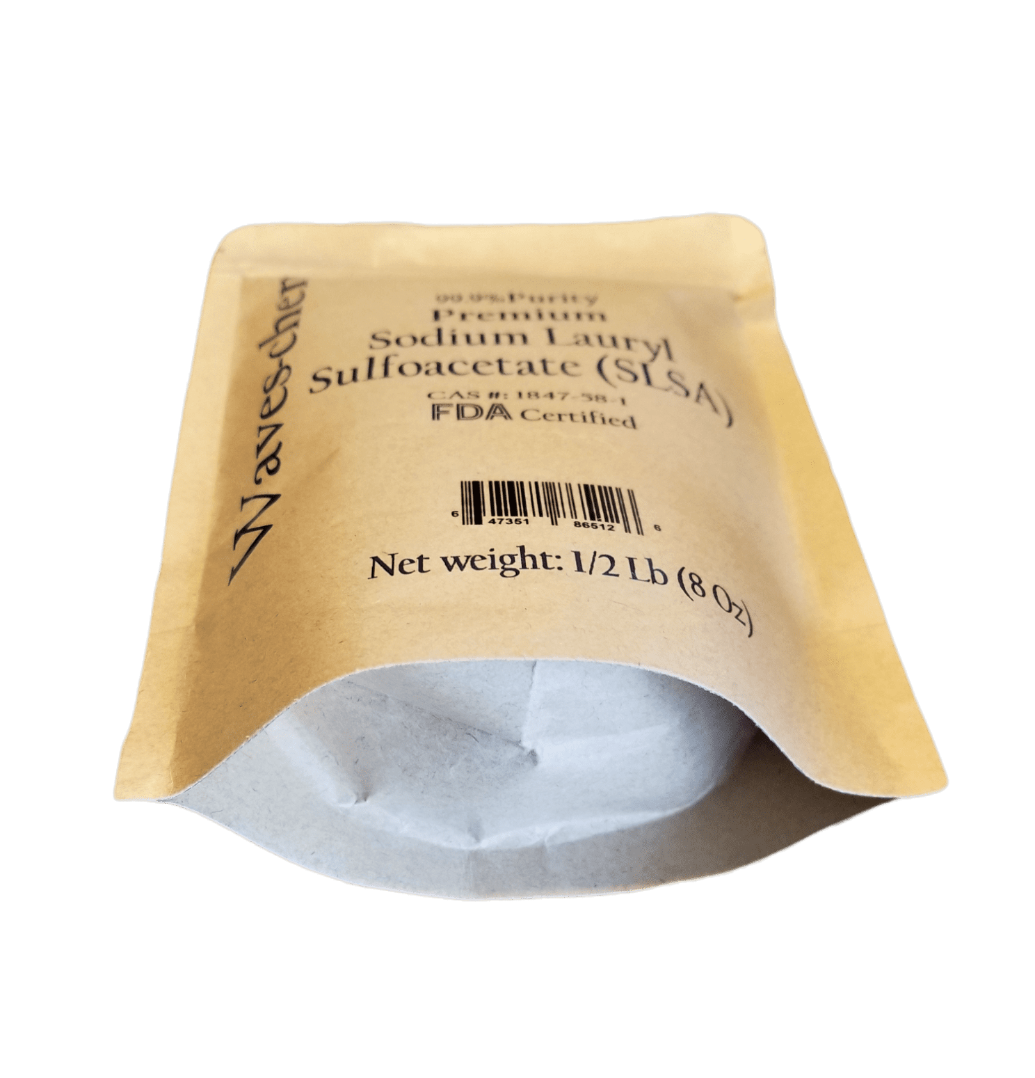  Waves-chem 1 lb Sodium lauryl Sulfoacetate (SLSA) Non