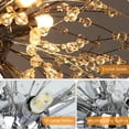 thumbnail image 3 of DINGLILIGHTING Dandelion Crystal Chandelier 12-Light Modern Chandeliers Ceiling Sputnik Pendant, 3 of 8