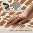 thumbnail image 6 of ODIKA 4'x6' Warm Earth Tones Geometric Check Washable Area Rug Modern Abstract Pattern with Unique Design Pet Friendly, Non-Shedding for Bedroom, Reading Nook, 6 of 7