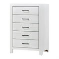 thumbnail image 4 of Ko Three Piece Full Size Bedroom Set- Panel Detailing- Metal Handles, 4 of 6